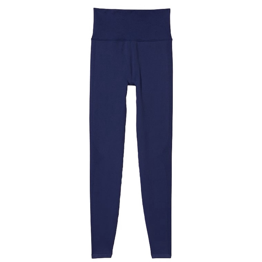 Victoria’s Secret Pink Seamless Fold Over Leggings-Blue/Wine size S NWT💙